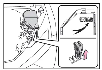 Toyota C-HR. Controllo e sostituzione dei fusibili