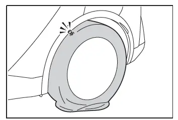 Toyota C-HR. In caso di foratura di uno pneumatico