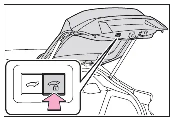 Toyota C-HR. Portellone posteriore