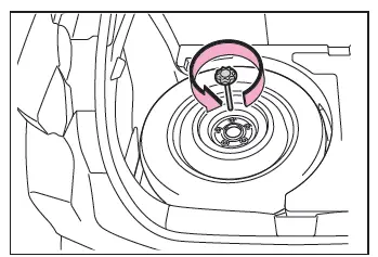 Toyota C-HR. In caso di foratura di uno pneumatico