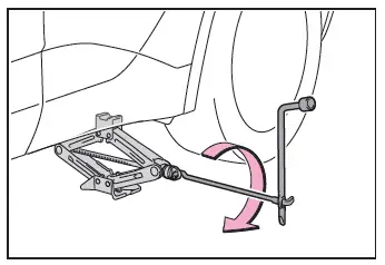 Toyota C-HR. In caso di foratura di uno pneumatico
